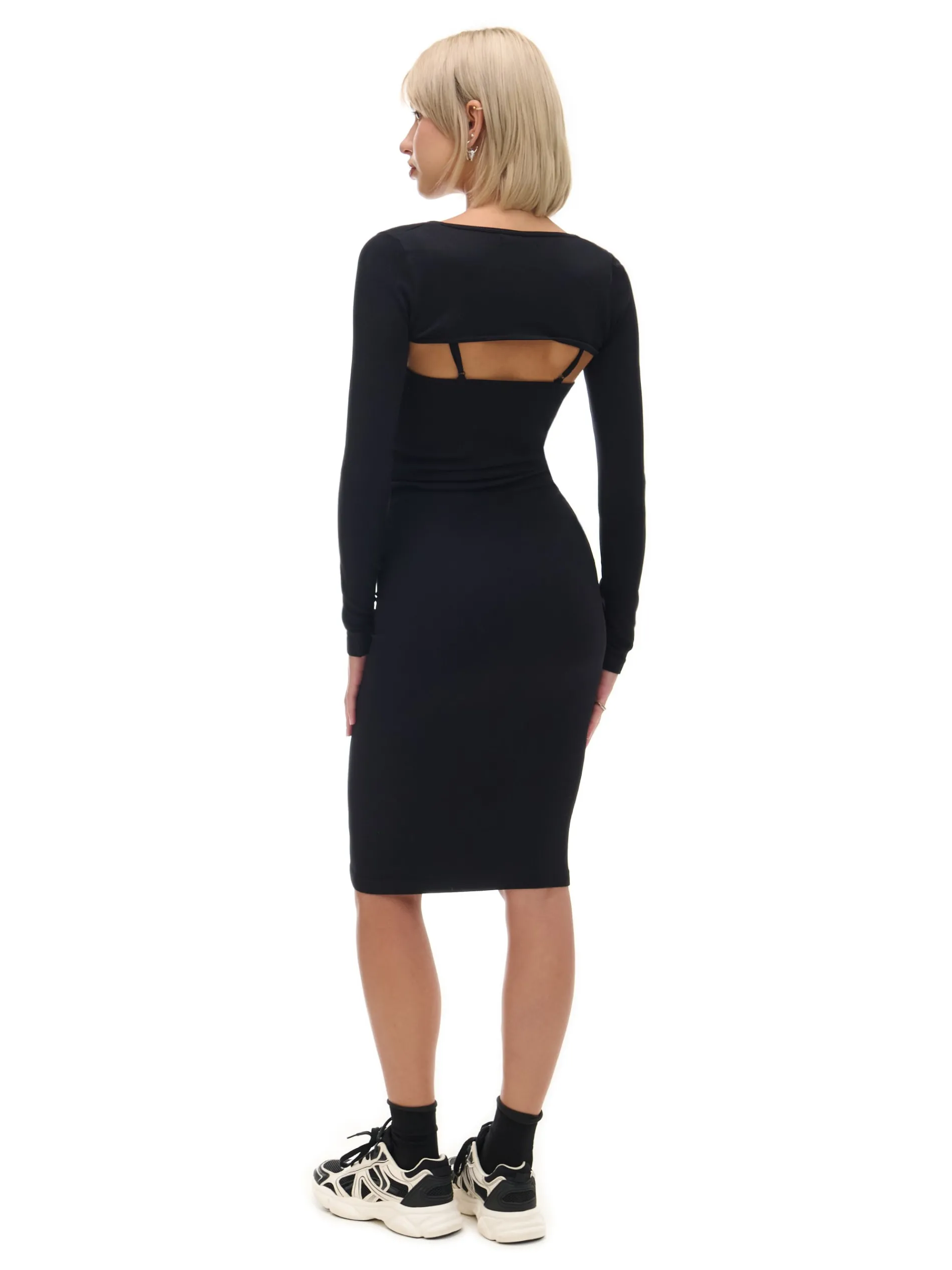 Cropp Sukienki, Kombinezony*Sukienka maxi z dodatkowymi rękawami