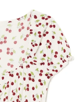 Cropp Sukienki, Kombinezony*Sukienka midi w wiśnie