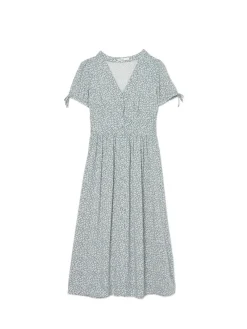 Cropp Sukienki, Kombinezony*Sukienka midi z motywem kwiatowym