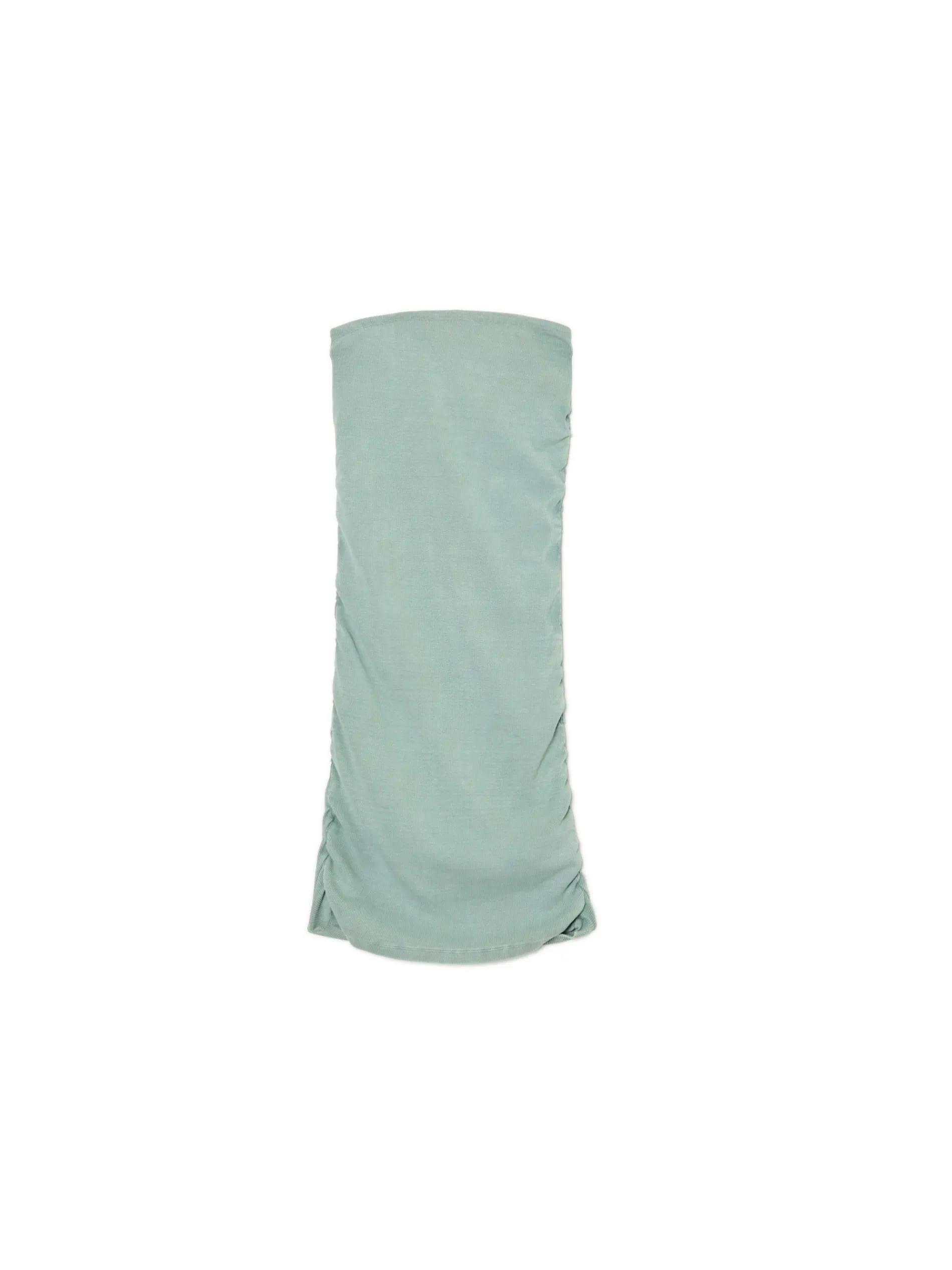 Cropp Sukienki, Kombinezony*Sukienka midi z ozdobnym marszczeniem