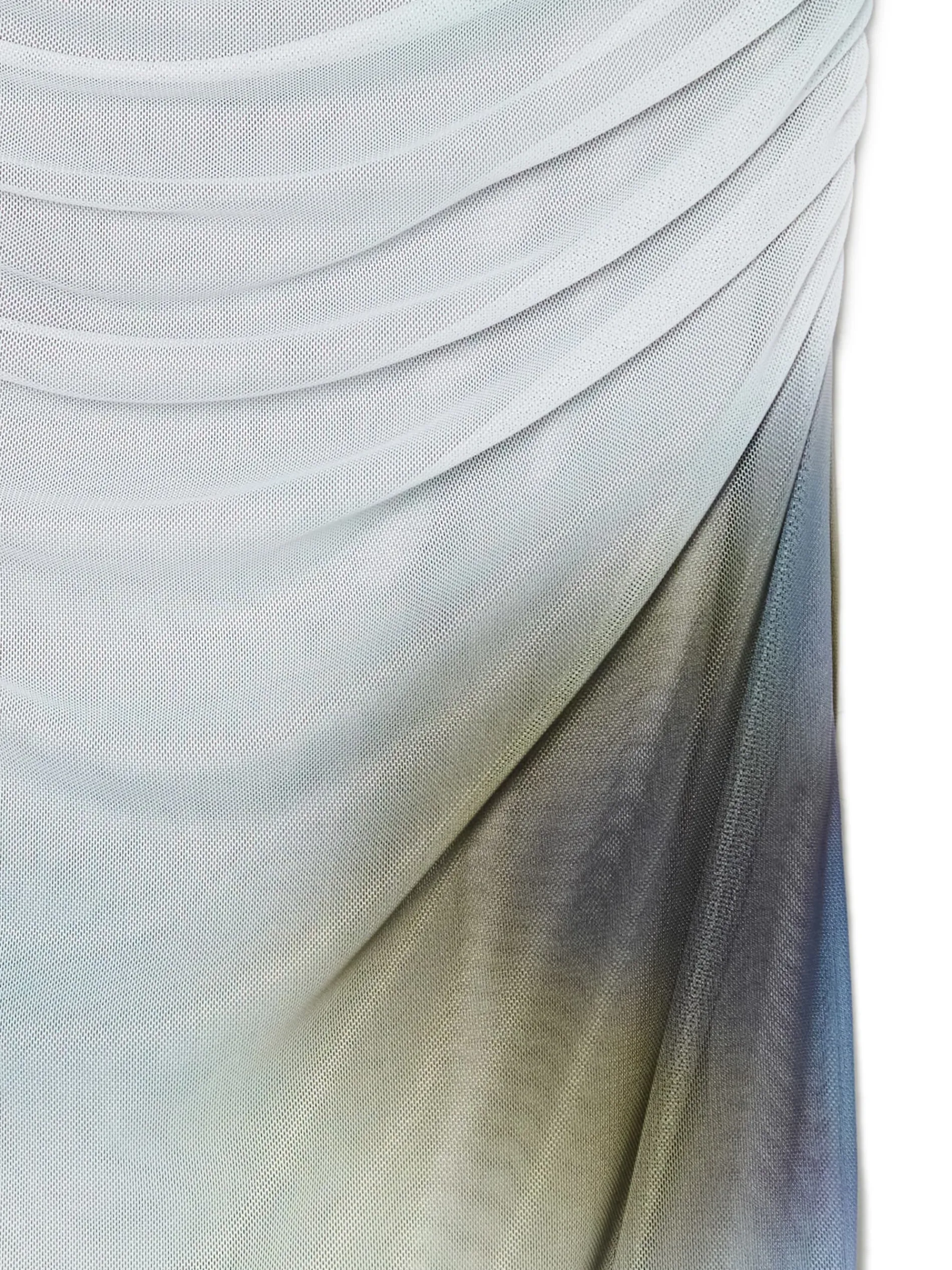 Cropp Sukienki, Kombinezony*Sukienka midi z ozdobnymi marszczeniami