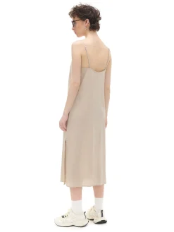 Cropp Sukienki, Kombinezony*Sukienka midi z wiskozy i lnu