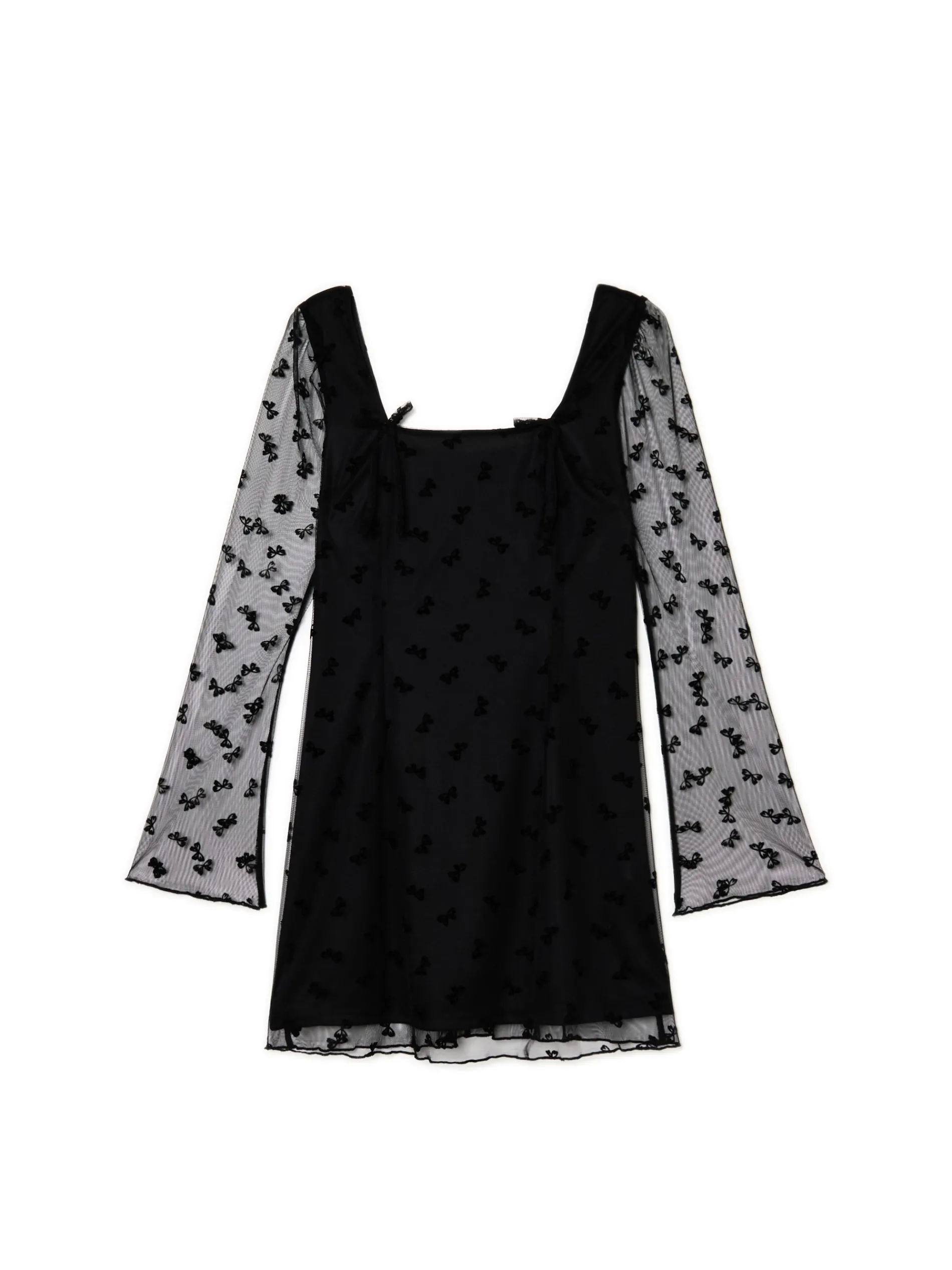 Cropp Sukienki, Kombinezony*Sukienka mini z dekoracyjną siateczką