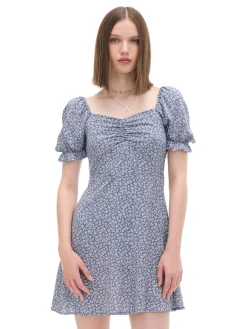 Cropp Sukienki, Kombinezony*Sukienka mini z kwiatowym wzorem all over