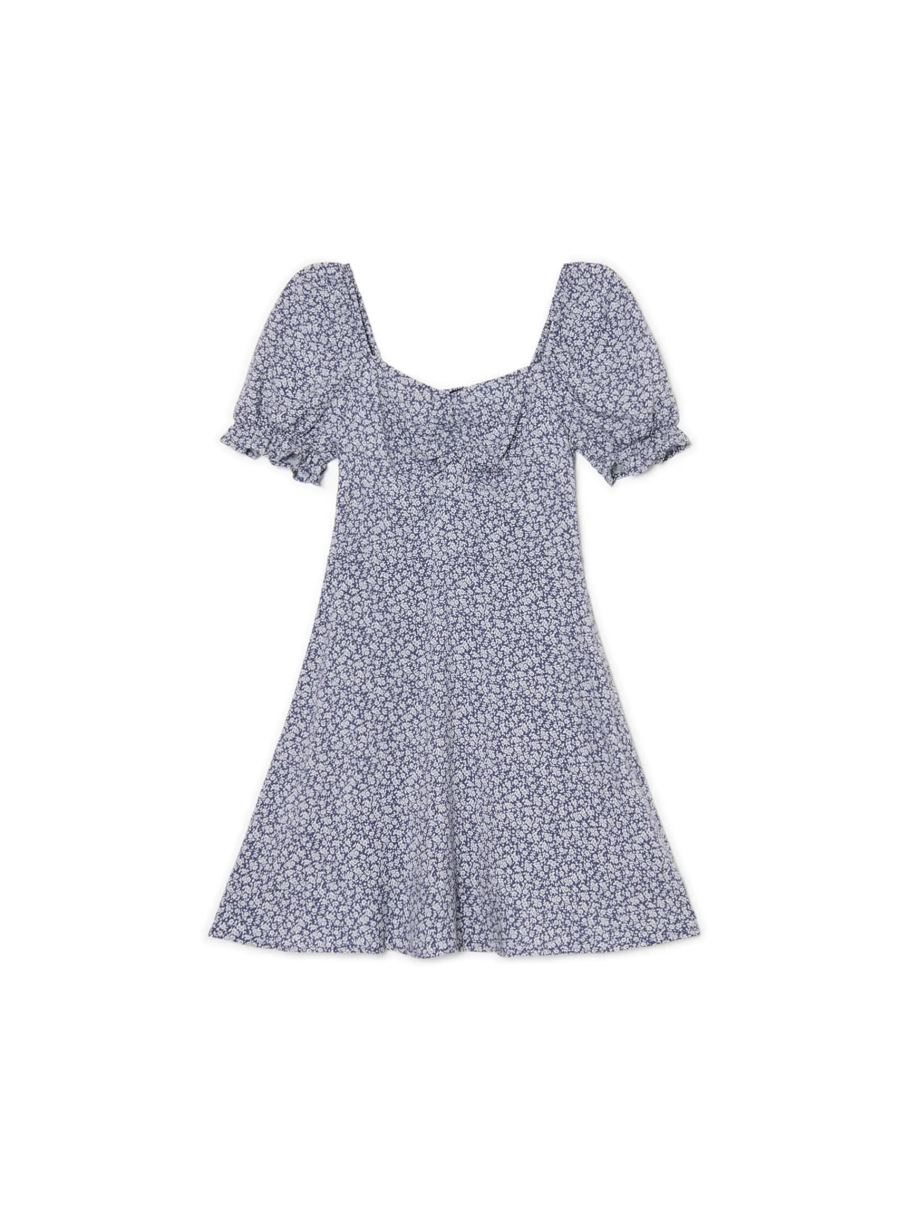 Cropp Sukienki, Kombinezony*Sukienka mini z kwiatowym wzorem all over