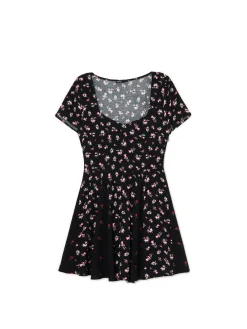 Cropp Sukienki, Kombinezony*Sukienka mini z lekkiej wiskozy