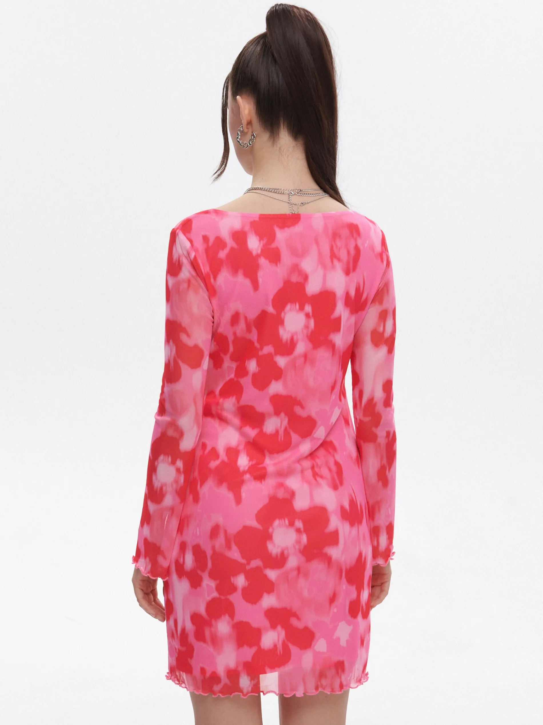 Cropp Sukienki, Kombinezony*Sukienka z kwiatowym motywem