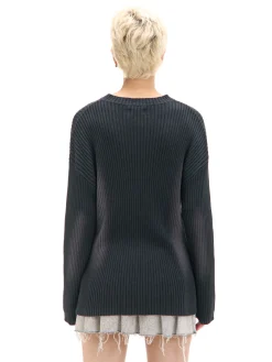 Cropp Swetry*Sweter oversize z efektem sprania