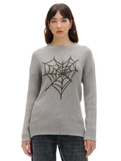 Cropp Swetry*Sweter oversize z nadrukiem serca