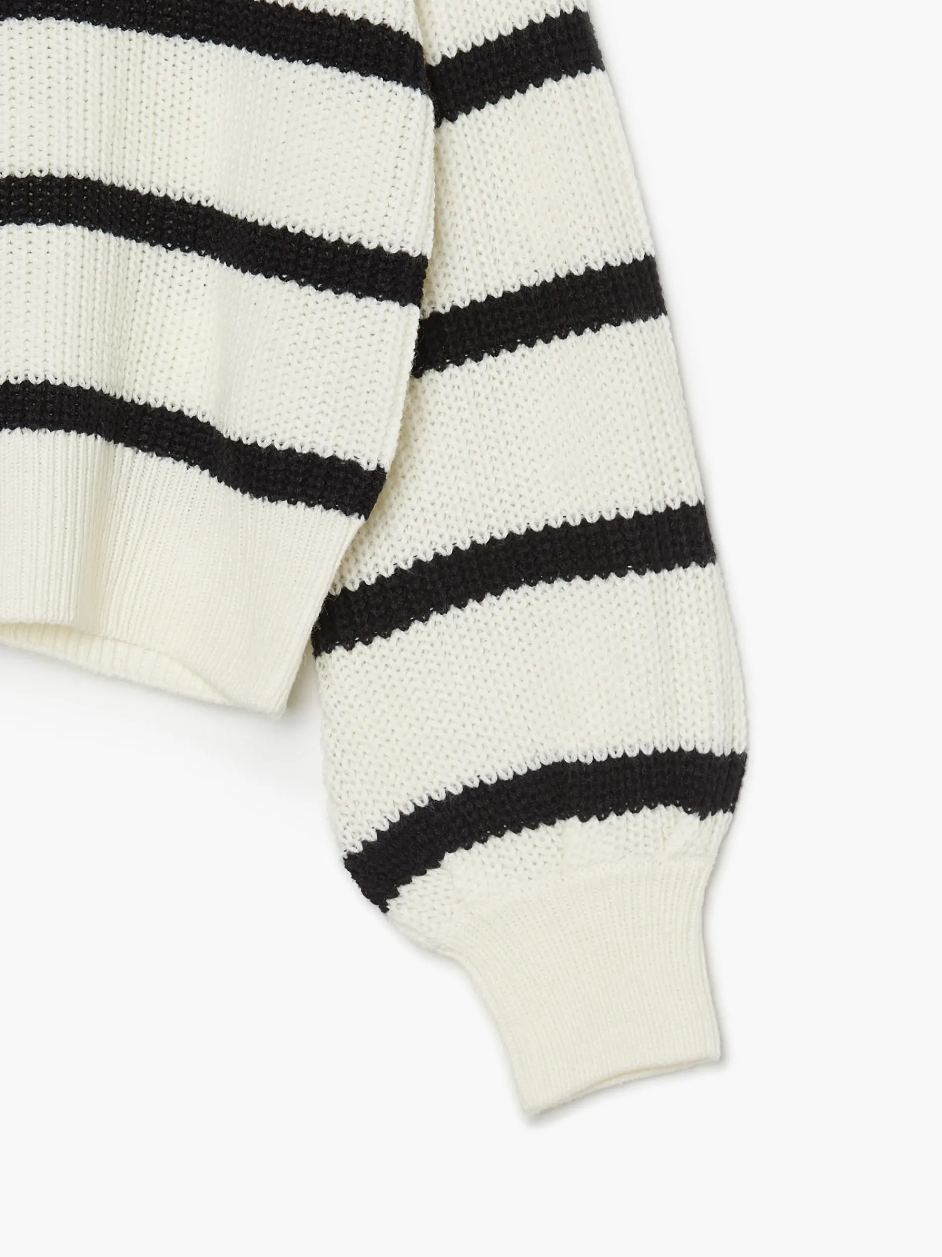 Cropp Swetry*Sweter w czarne paski