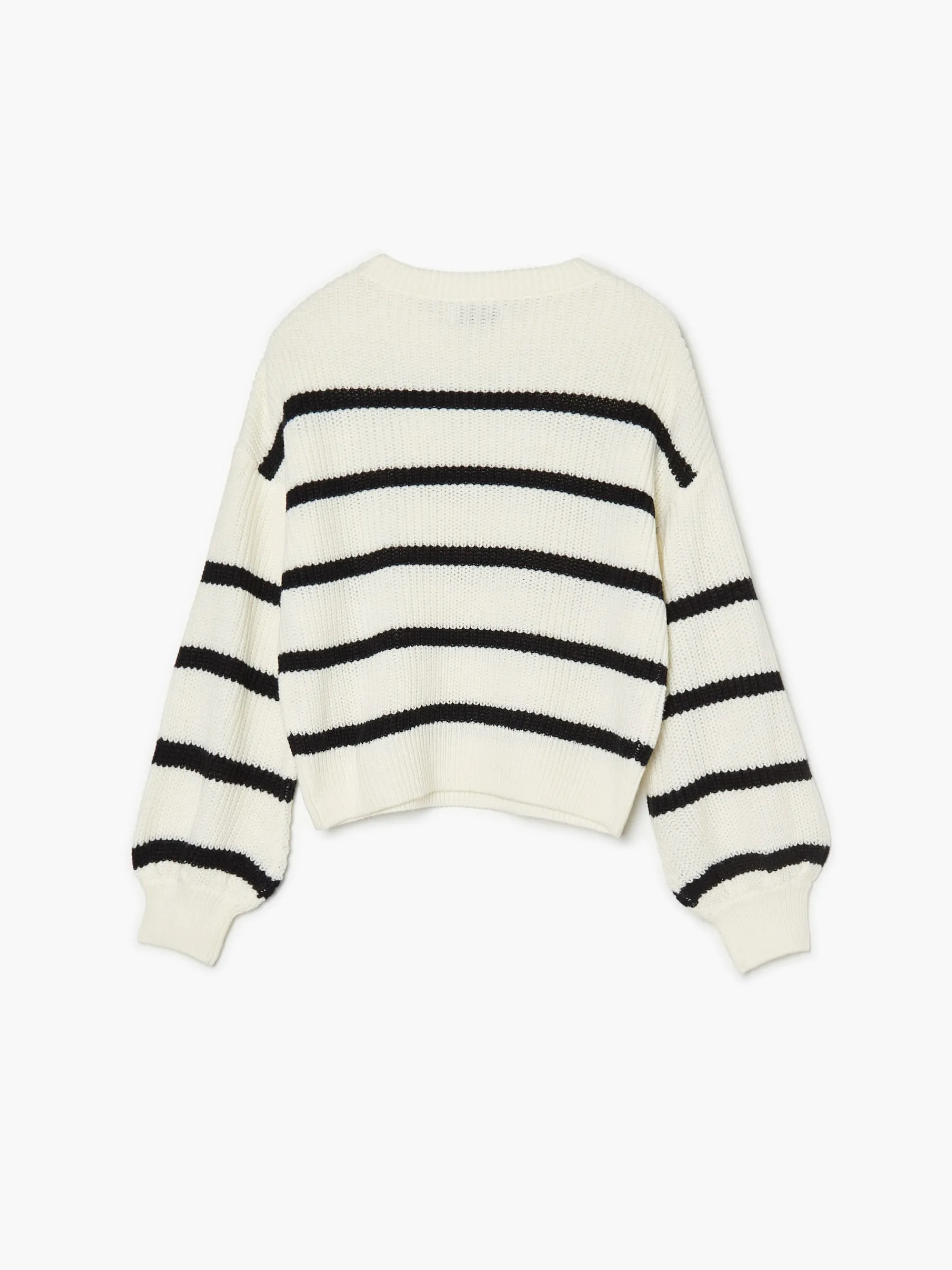 Cropp Swetry*Sweter w czarne paski