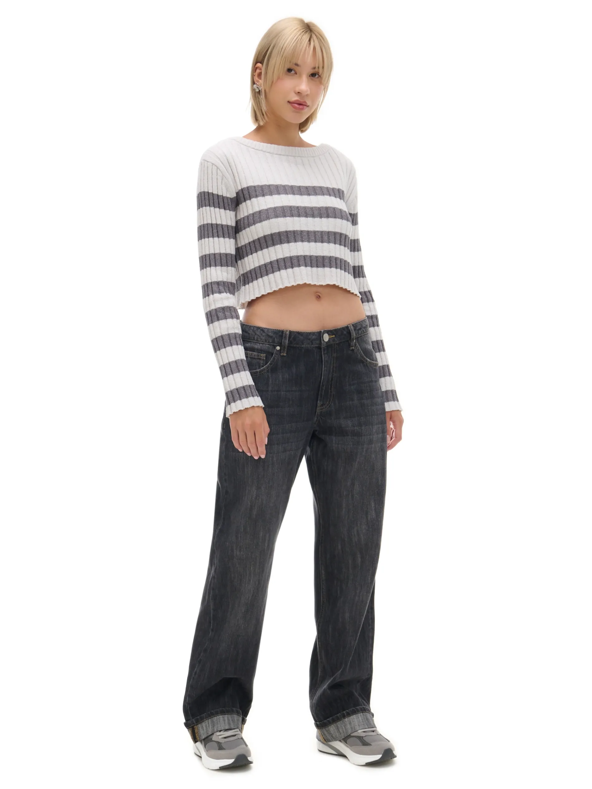 Cropp Swetry*Sweter w poziome paski