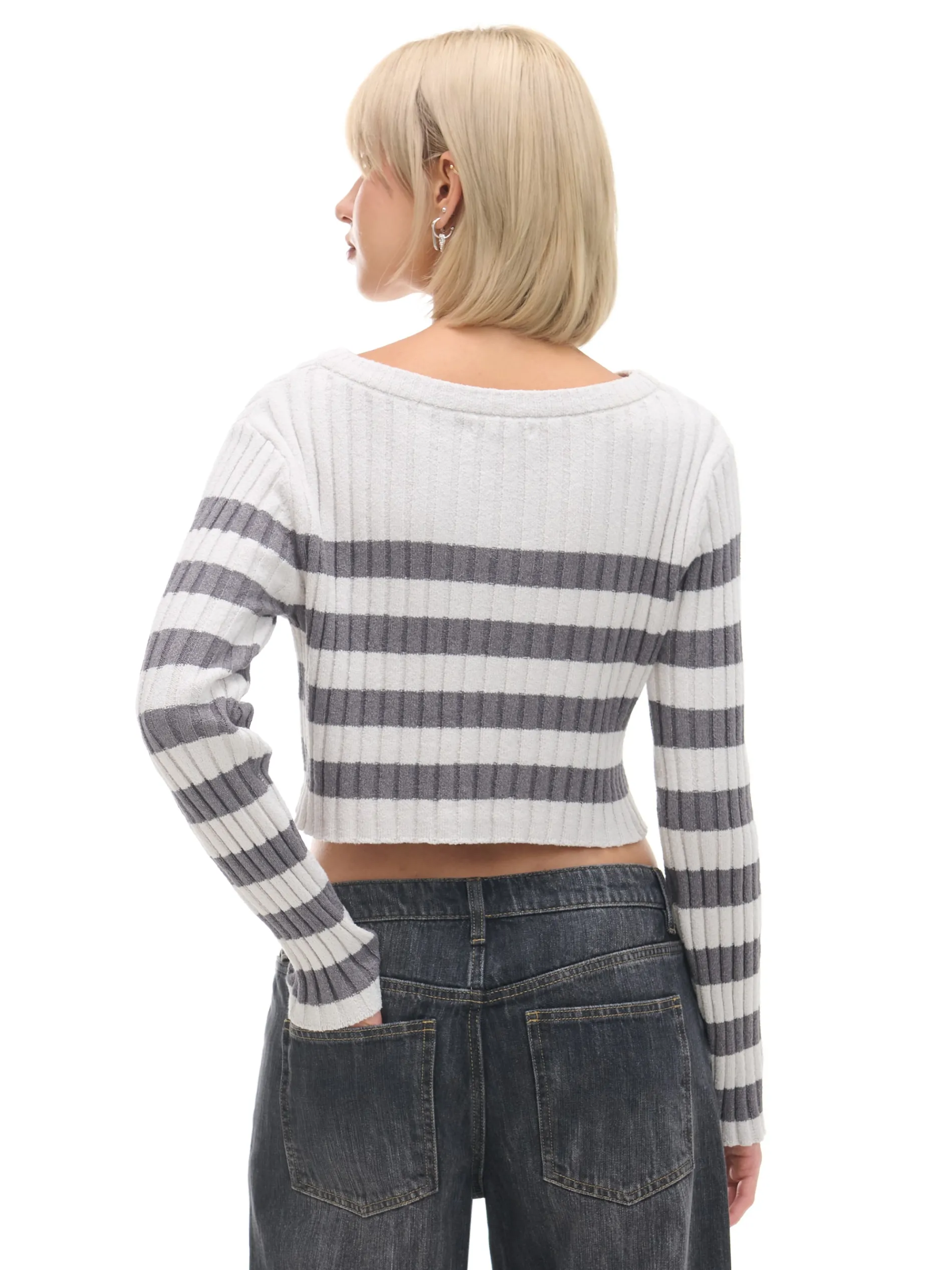 Cropp Swetry*Sweter w poziome paski