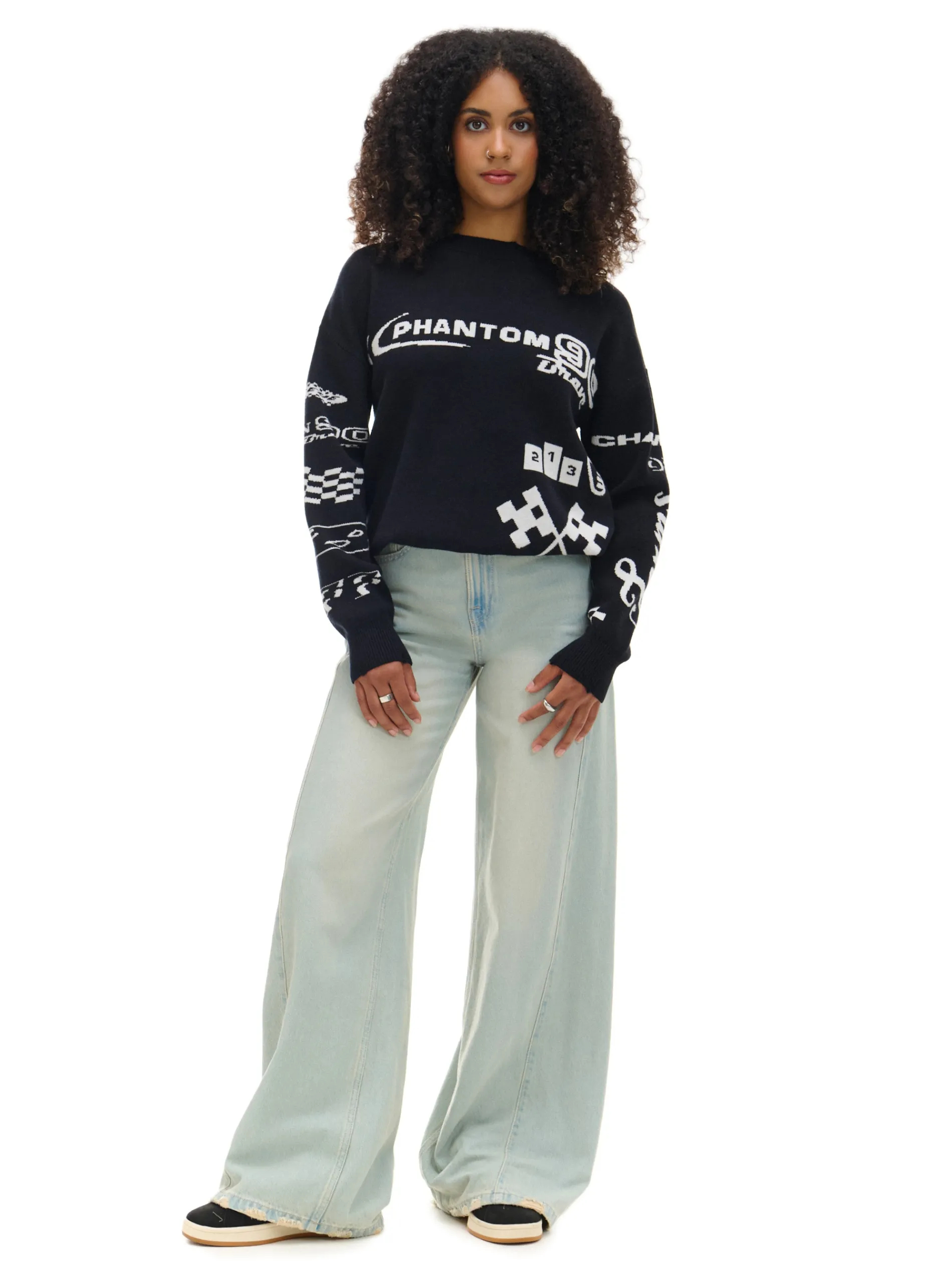 Cropp Swetry*Sweter w racingowym stylu