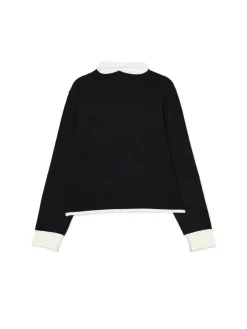 Cropp Swetry*Sweter z odpinanym kołnierzykiem