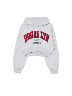 Cropp Bluzy|Sety*Szara bluza crop