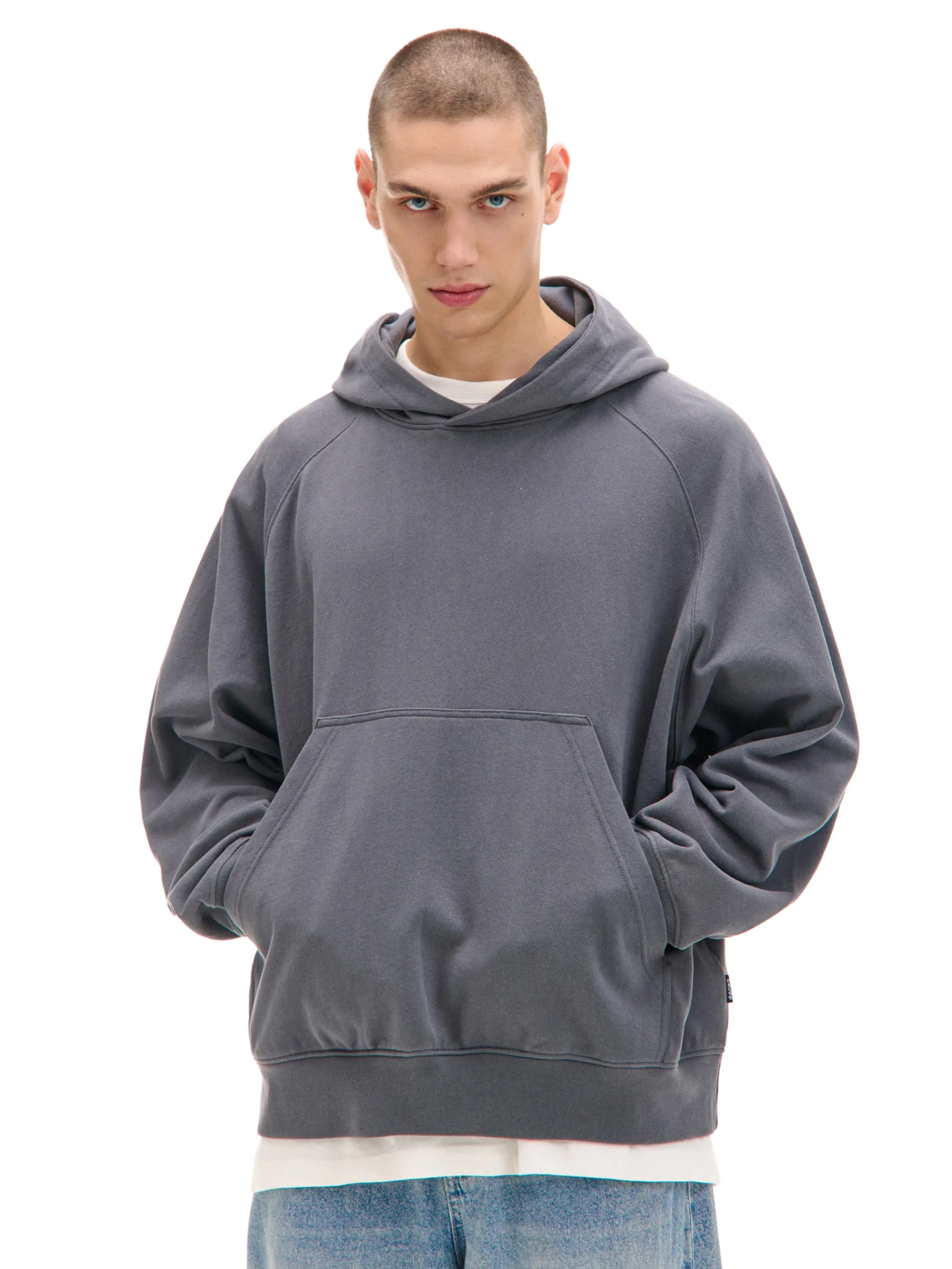 Cropp Bluzy|Sety*Szara bluza oversize z kapturem