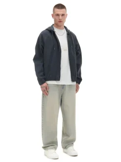 Cropp Denim*Szara jeansowa kurtka z kapturem