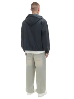 Cropp Denim*Szara jeansowa kurtka z kapturem