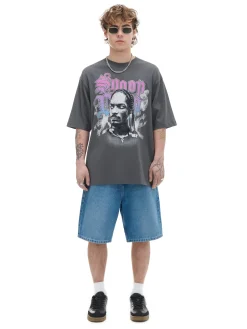 Cropp Koszulki*Szara koszulka Snoop Dogg