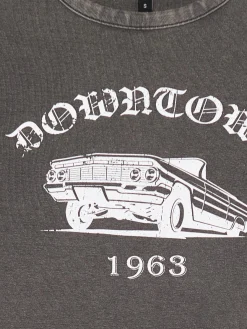 Cropp Koszulki, Topy*Szara koszulka z samochodem