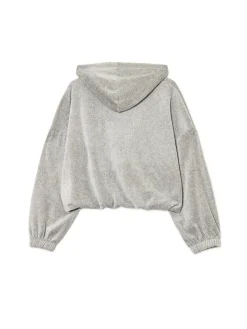 Cropp Bluzy|Sety*Szara krótka bluza boxy