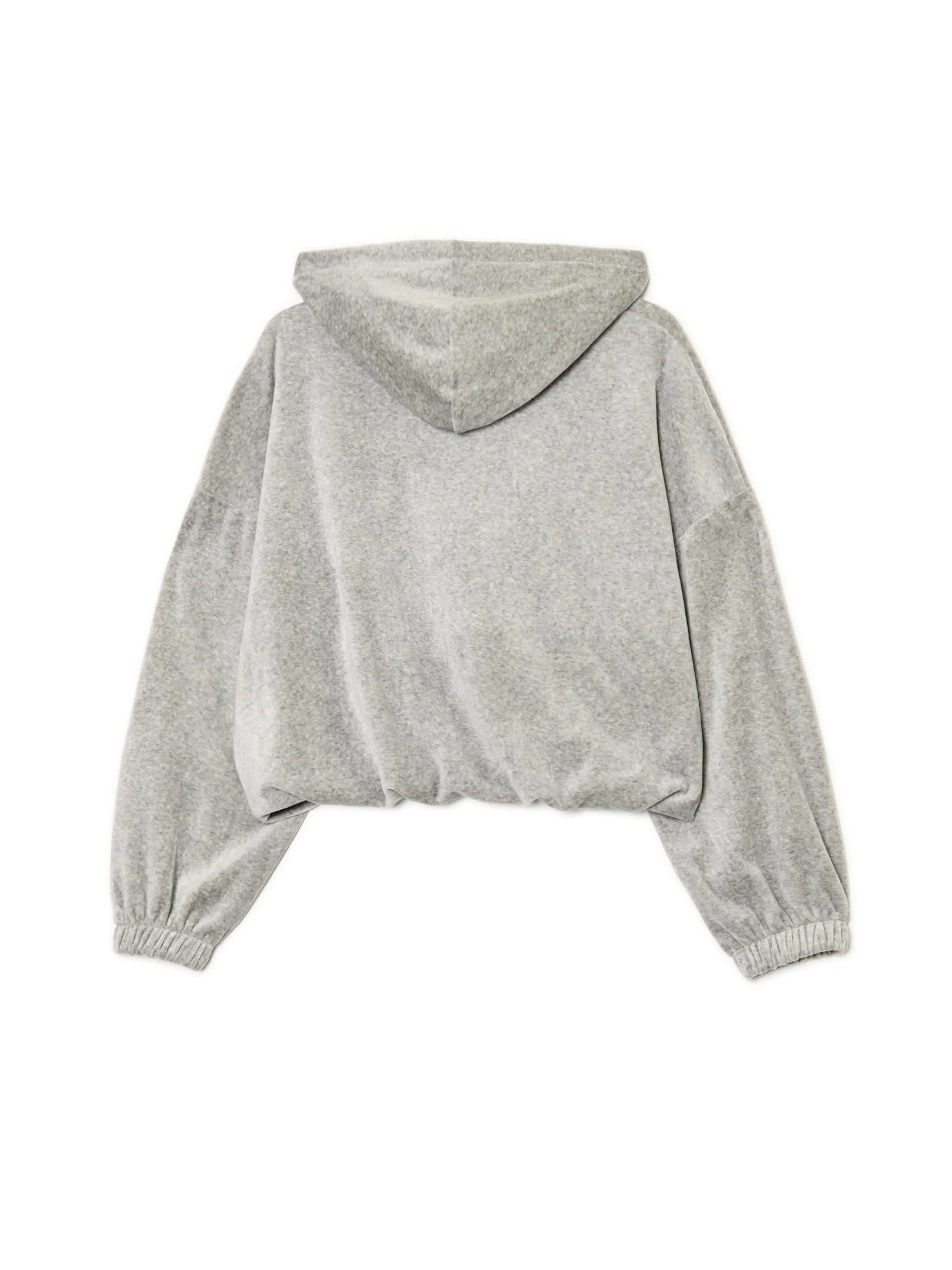 Cropp Bluzy|Sety*Szara krótka bluza boxy