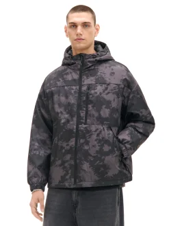 Cropp Kurtki, Płaszcze*Szara kurtka basic z kapturem