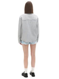 Cropp Kurtki, Płaszcze|Sety*Szara kurtka jeansowa