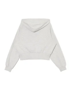 Cropp Bluzy*Szara rozpinana bluza z kapturem