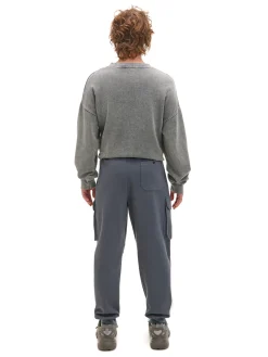 Cropp Spodnie*Szare dresowe joggery z kieszeniami