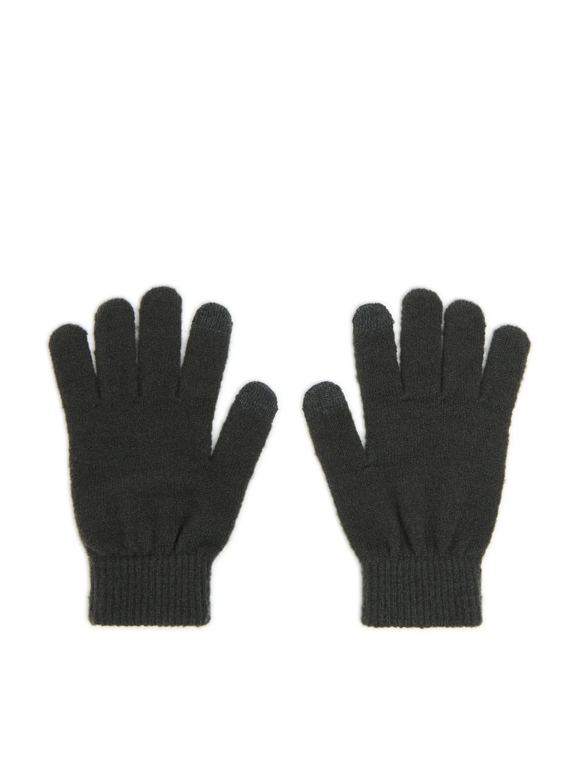 Cropp Rękawiczki*Szare dzianinowe rękawiczki