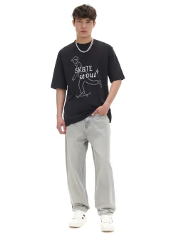 Cropp Jeansy*Szare jeansy loose