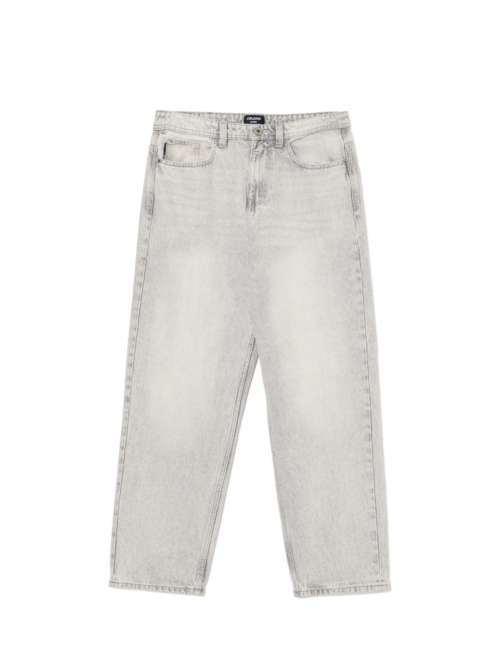 Cropp Jeansy*Szare jeansy loose