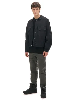 Cropp Spodnie*Szare joggery z kieszeniami cargo