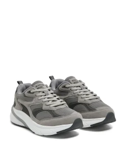 Cropp Sneakersy*Szare sneakersy z solidną podeszwą