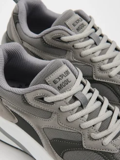 Cropp Sneakersy*Szare sneakersy z solidną podeszwą