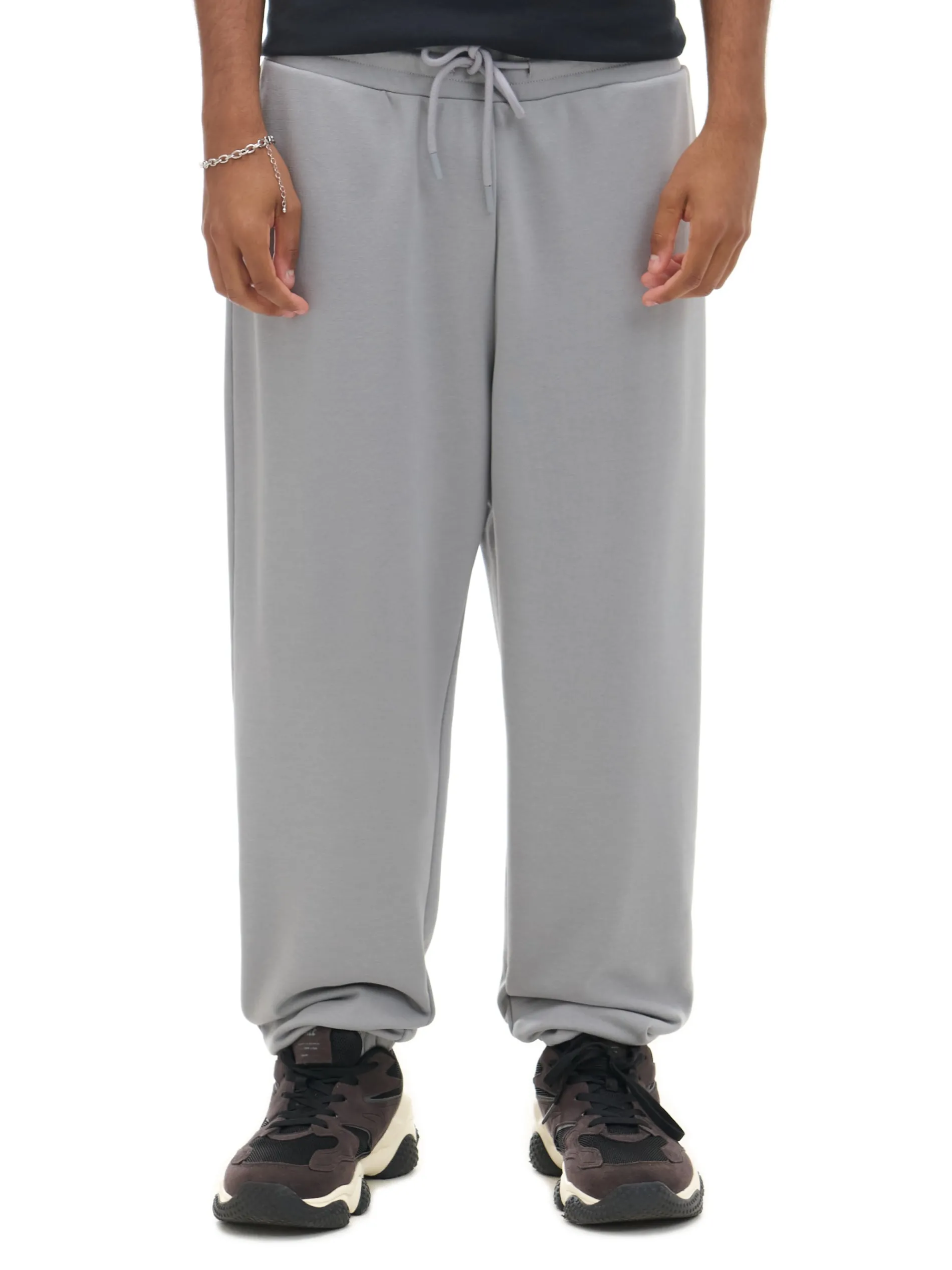 Cropp Spodnie*Szare spodnie dresowe joggery basic