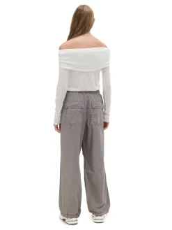 Cropp Spodnie*Szare spodnie parachute