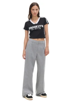 Cropp Spodnie*Szare spodnie tailoring