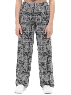 Cropp Spodnie*Szare spodnie w marmurkową kratę