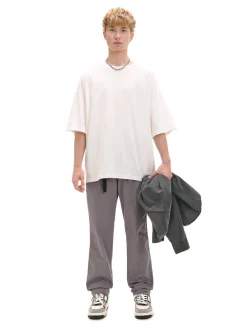 Cropp Spodnie*Szare spodnie z paskiem