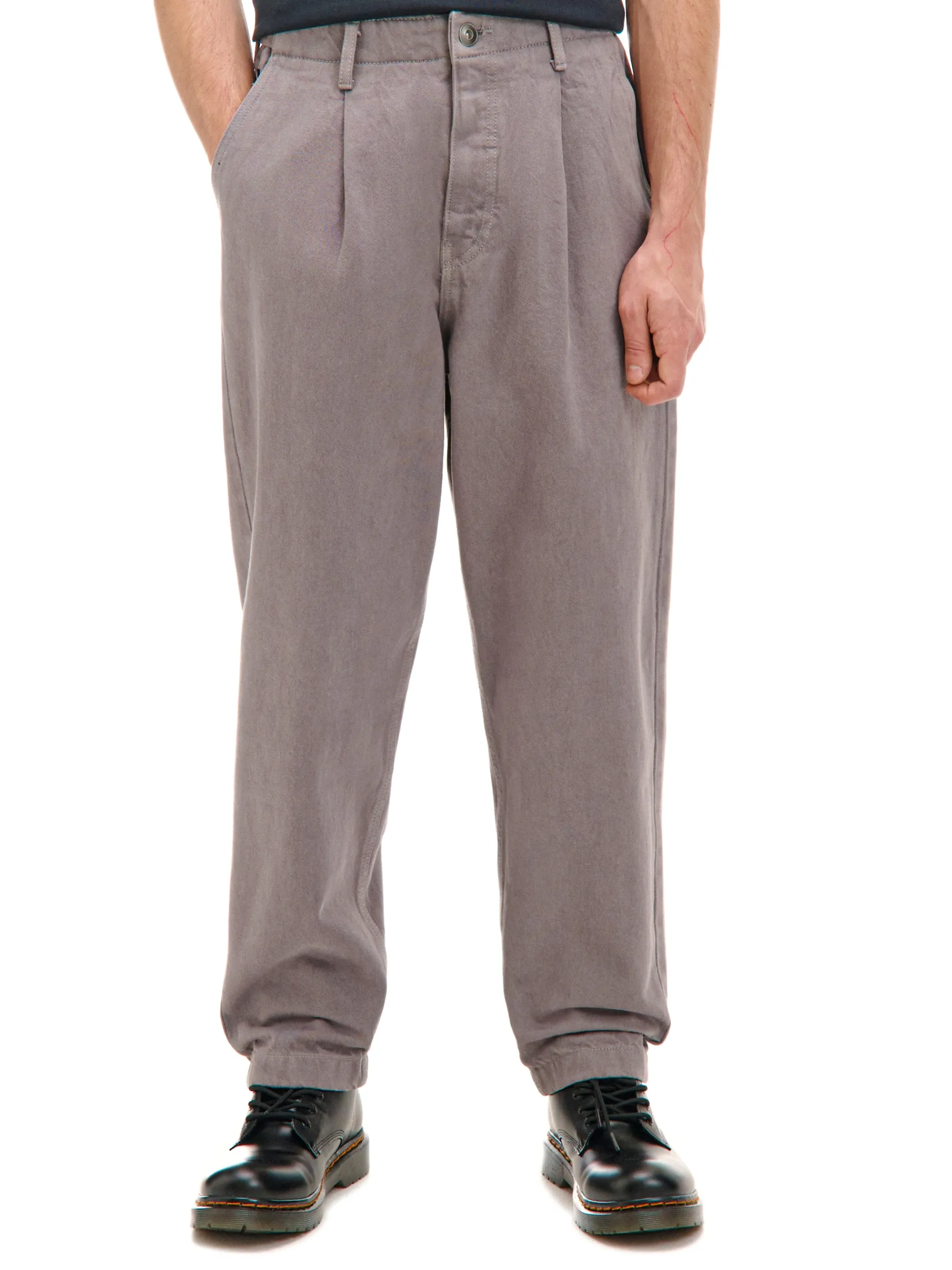 Cropp Baggy|Spodnie*Szare szerokie chinosy