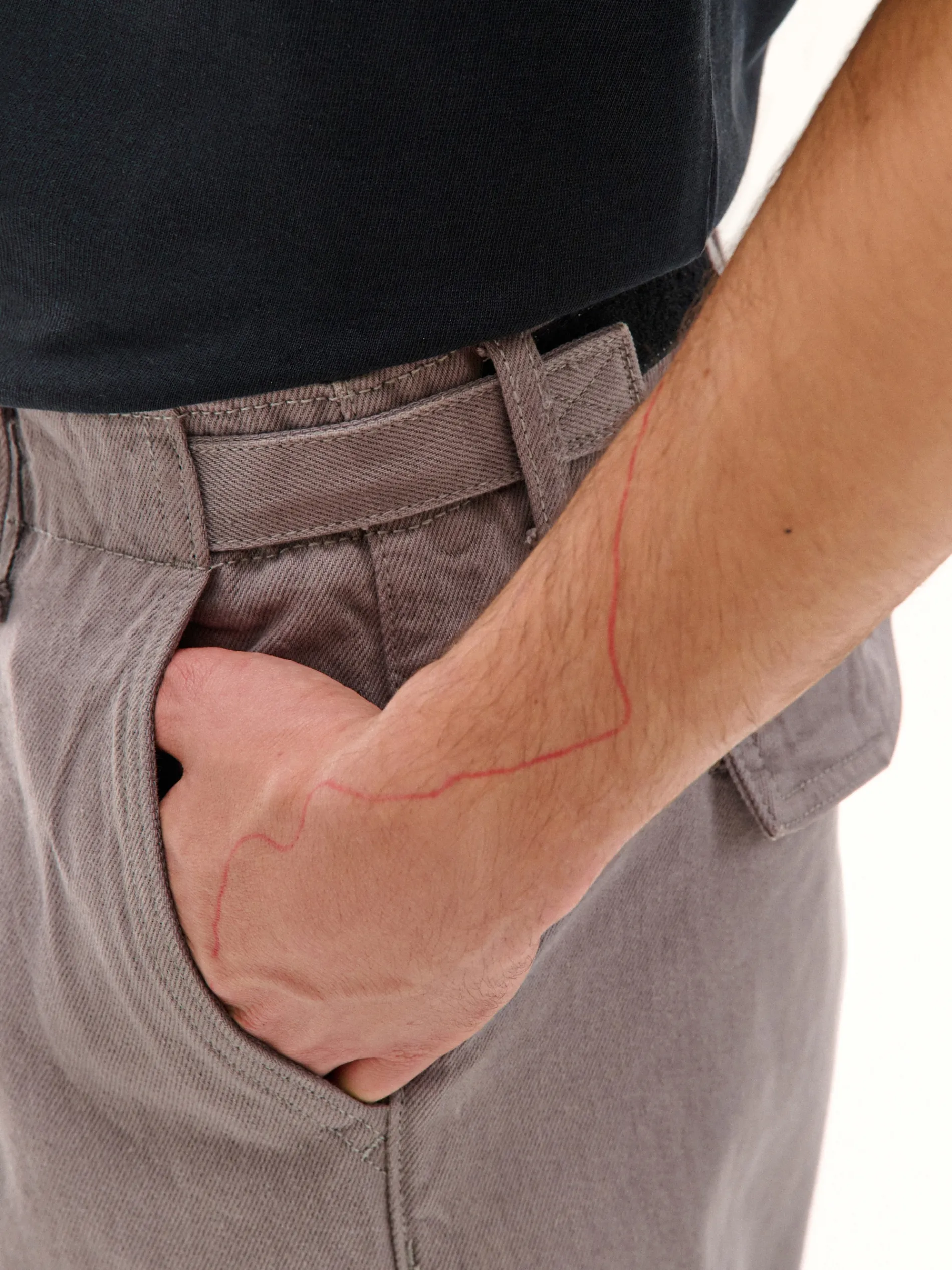 Cropp Baggy|Spodnie*Szare szerokie chinosy