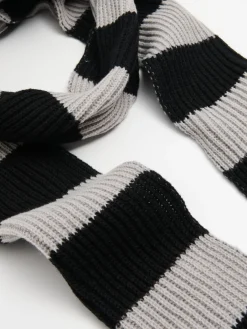 Cropp Szaliki*Szaro-czarny szalik