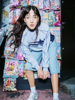 Cropp Bluzy*Szaro-granatowa bluza Baltic Games