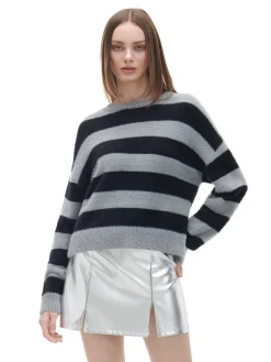 Cropp Swetry*sweter w czarne paski