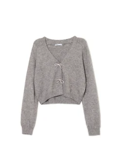 Cropp Swetry*sweter z ozdobnymi kokardami