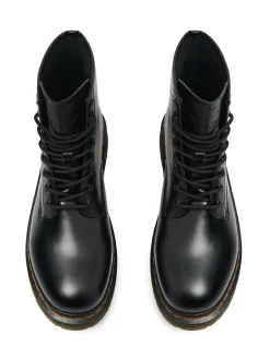 Cropp Za Kostkę*Sznurowane trzewiki z imitacji skóry