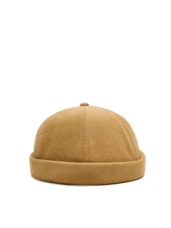 Cropp Czapki*Sztruksowa czapka dockerka